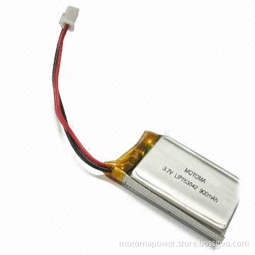 3.7V Li-ion Polymer Battery for Digital Products, with 900mAh Capacity